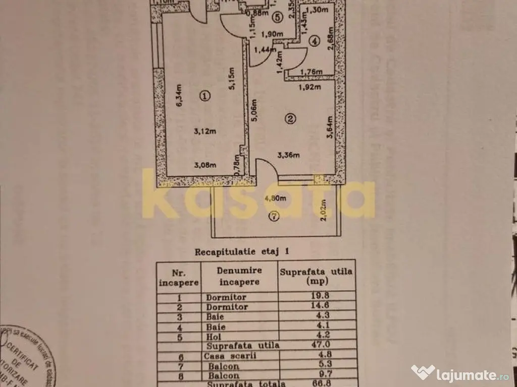 P+1 I Mogosoaia I 3 camere I 3 bai I parcare I 89mp utili 