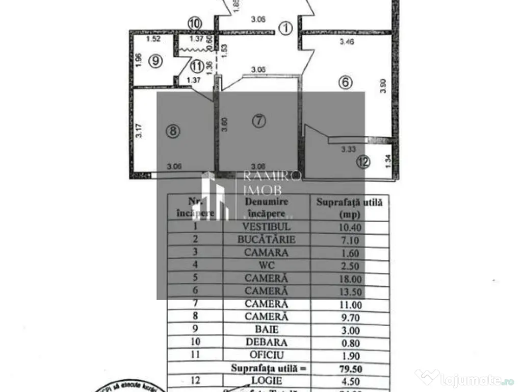 Apartament 4 camere decomandat Constantin Brancoveanu