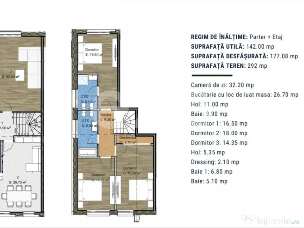 Duplex NZEB Bunloc | 142 mp utili | teren 310 mp | casa efic