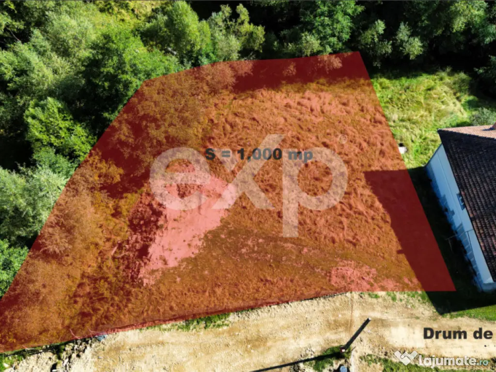 Teren intravilan 1.000 mp în Zărnești – zonă liniștit