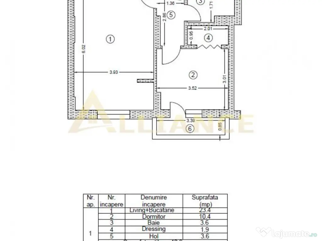 Metrou Berceni, 2 camere mobilat cu balcon 