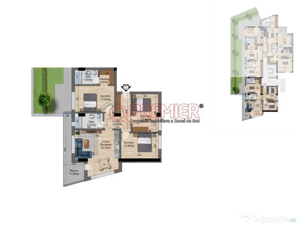 4 camere si curte - Brancoveanu - Oraselul Copiilor 