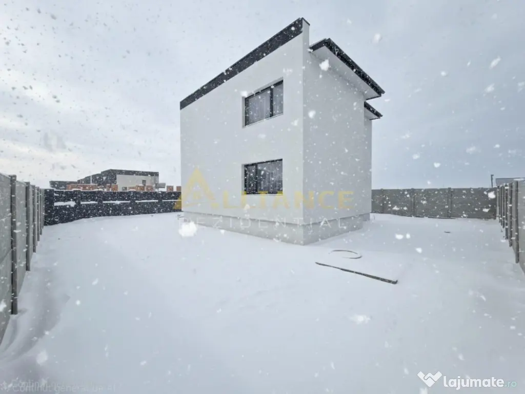 Vila individuala - 3 camere - 2bai - teren 407mp 