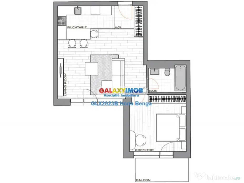 Apartament 2 Camere zona PIPERA Avangarde 11 COMISION 0 !!! 