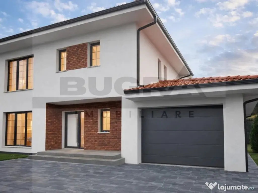 Casa individuala cu garaj, 120 mp utili, Chinteni 