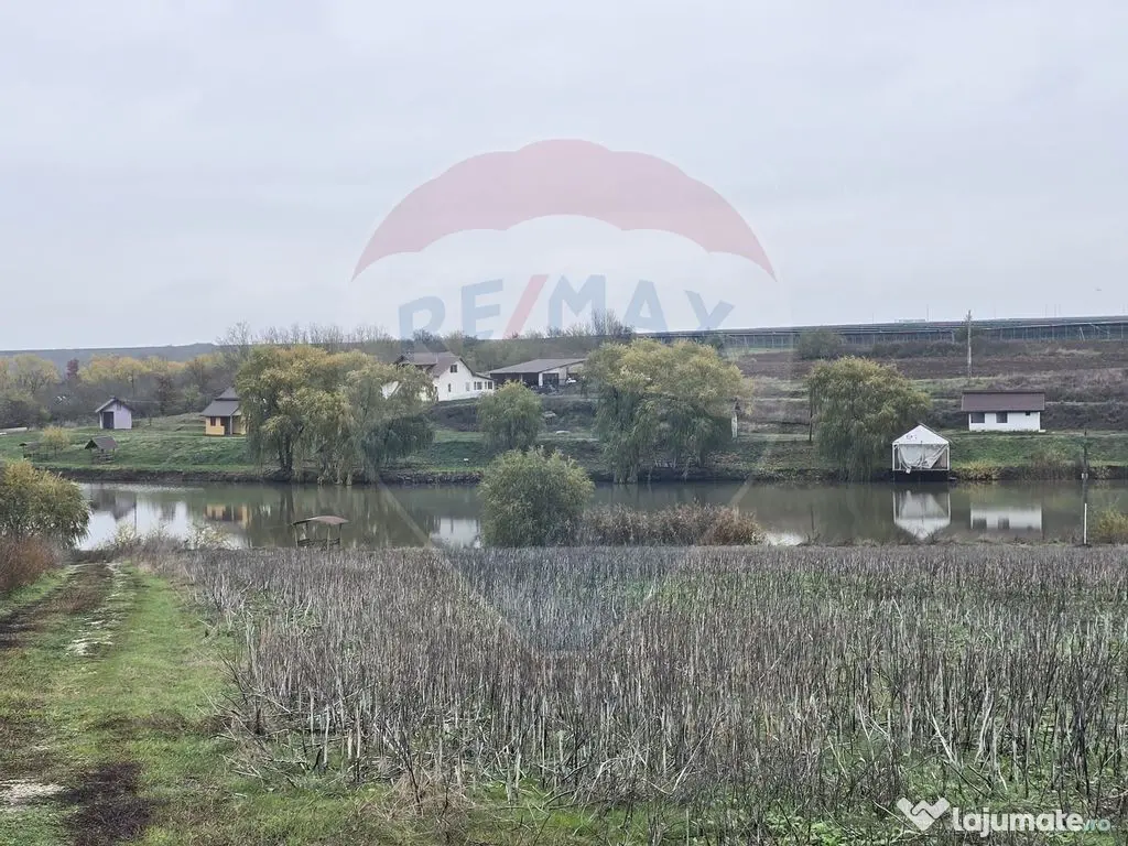 DE VANZARE LAC Pescuit sportiv 6,7ha + TEREN 6,3ha 