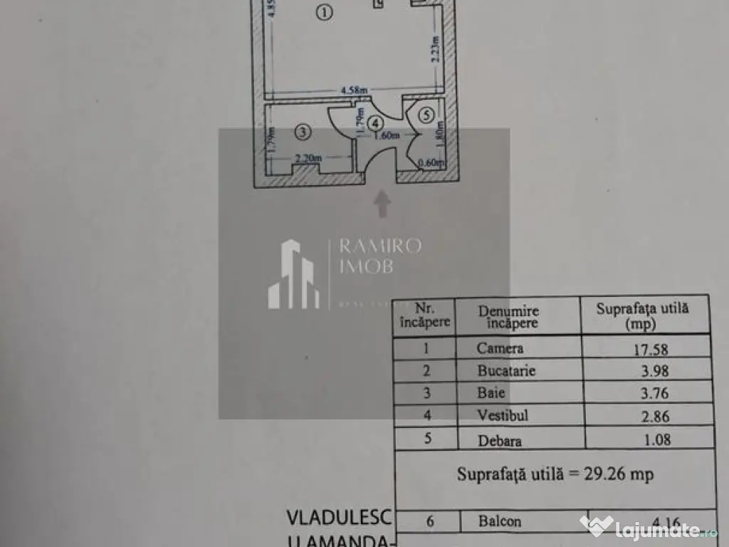 Garsoniera Titan confort 1 5 minute metrou