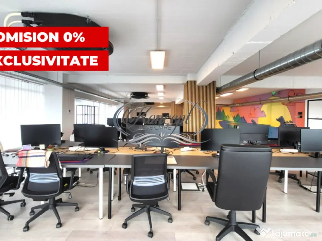 Birou premium in Marasti, etaj integral, acces 24/7 securiza