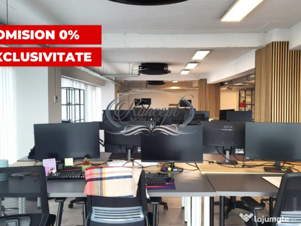 Birou premium in Marasti, etaj integral, acces 24/7 securiza