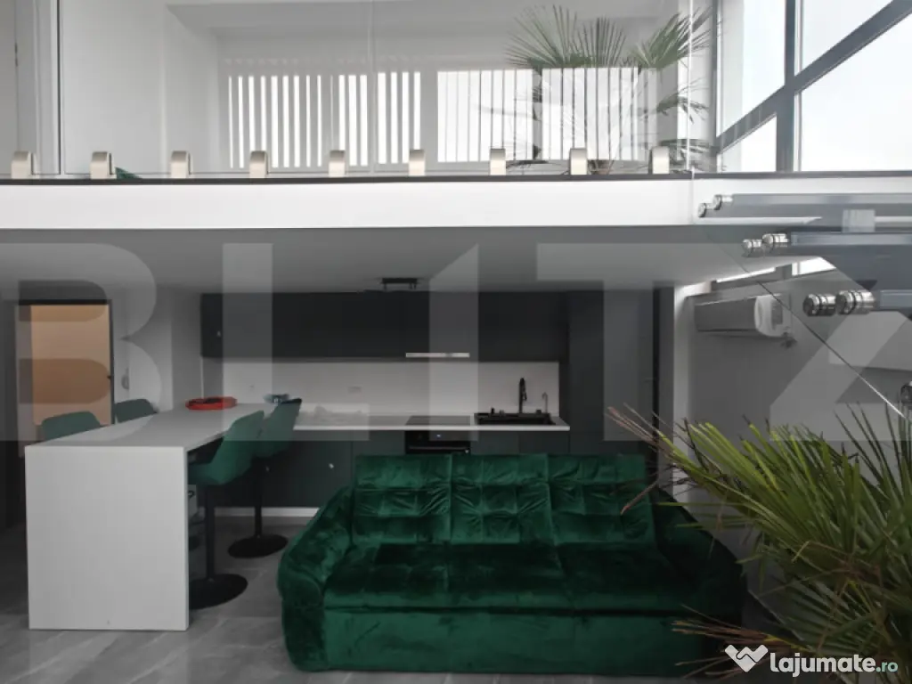 Apartament modern tip loft în Cordău – design contempora
