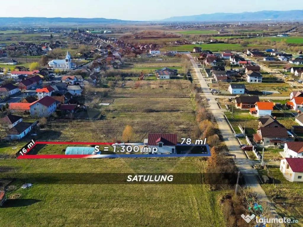 Casă nouă de vânzare 220 mp 13 ari teren SATULUNG 15KM...
