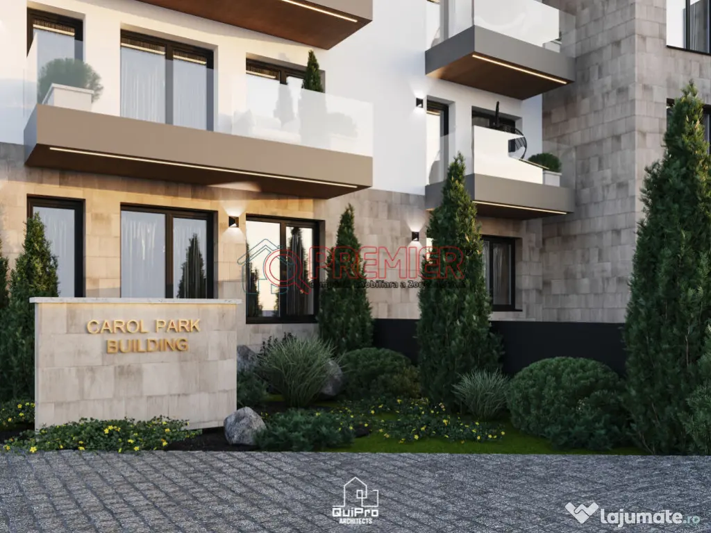 Parcul Carol - Tineretului - 2 camere si 40mp curte 