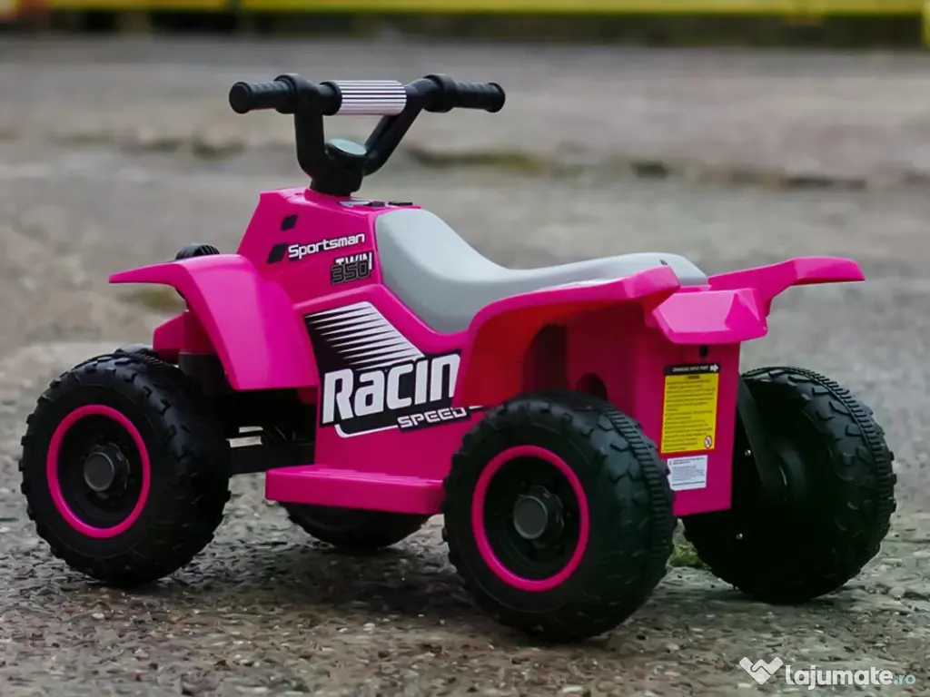 ATV electric pentru copii, Kinderauto BBH-029 35W 6V cu telecomanda #pink 