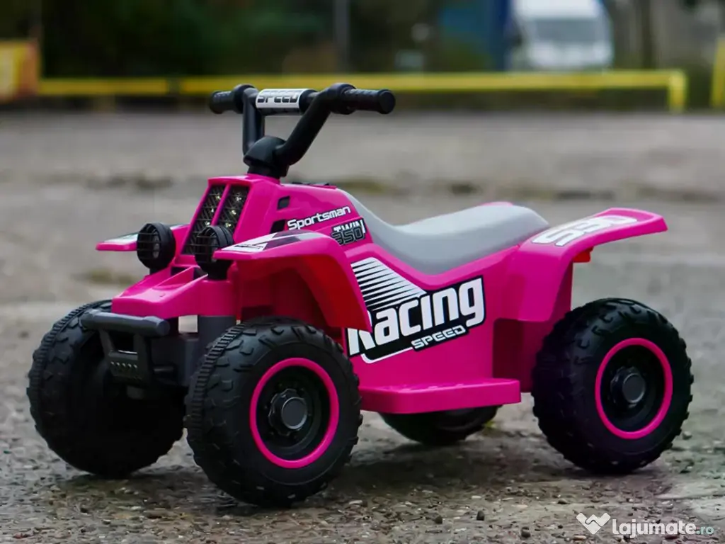 ATV electric pentru copii, Kinderauto BBH-029 35W 6V cu telecomanda #pink 