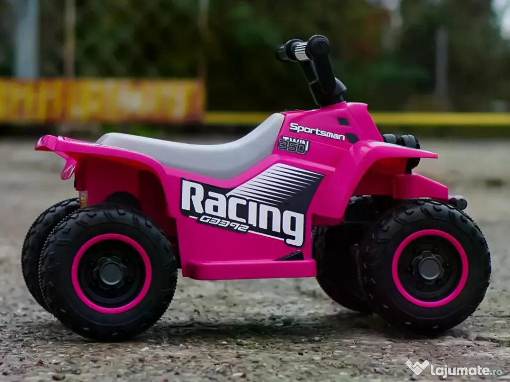 ATV electric pentru copii, Kinderauto BBH-029 35W 6V cu telecomanda #pink 