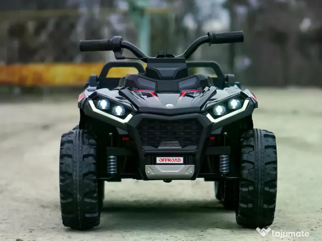 ATV electric pentru copii Kinderauto HL699 6x6, 4x 45W, 12V 14AH Black 