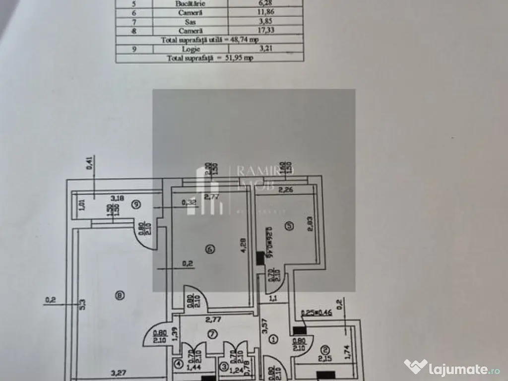 Apartament 2 camere, decomandat Mega Mall 