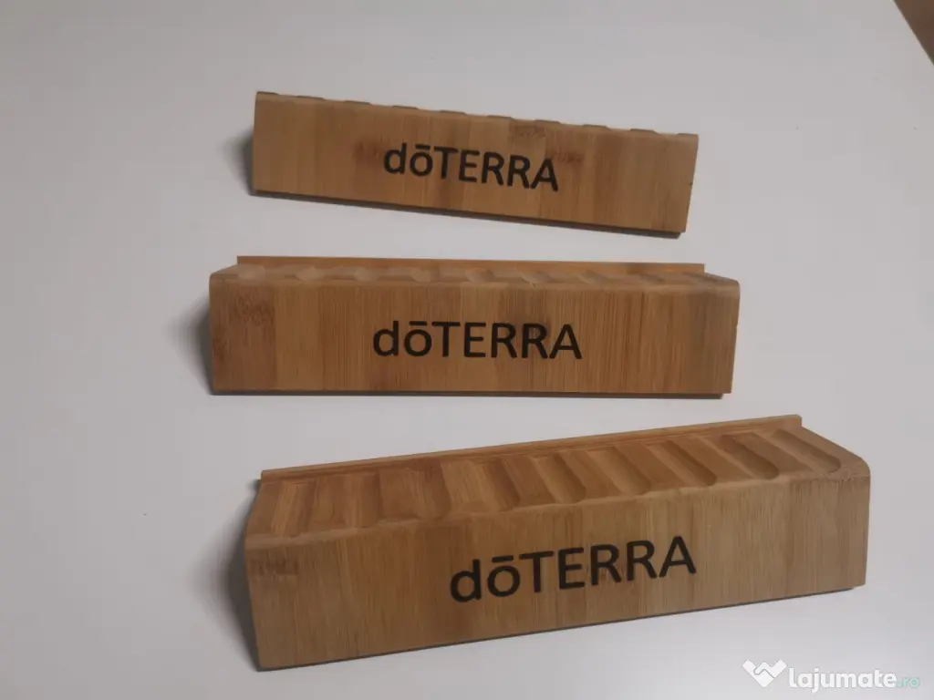 Suport organizator uleiuri esențiale doTERRA bambus 15ml (9 locuri) 