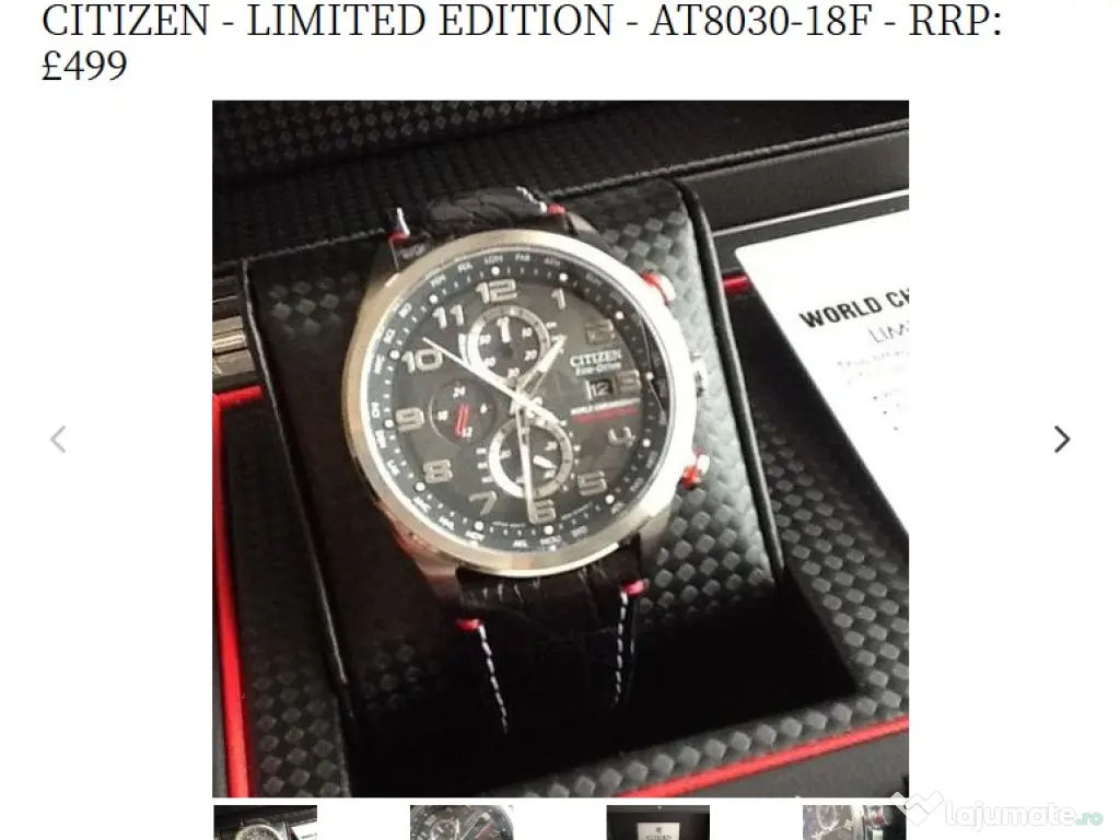 Citizen Eco-Drive Limited Edition (1.416 / 2.500) Radio-Controlled Chronograph
