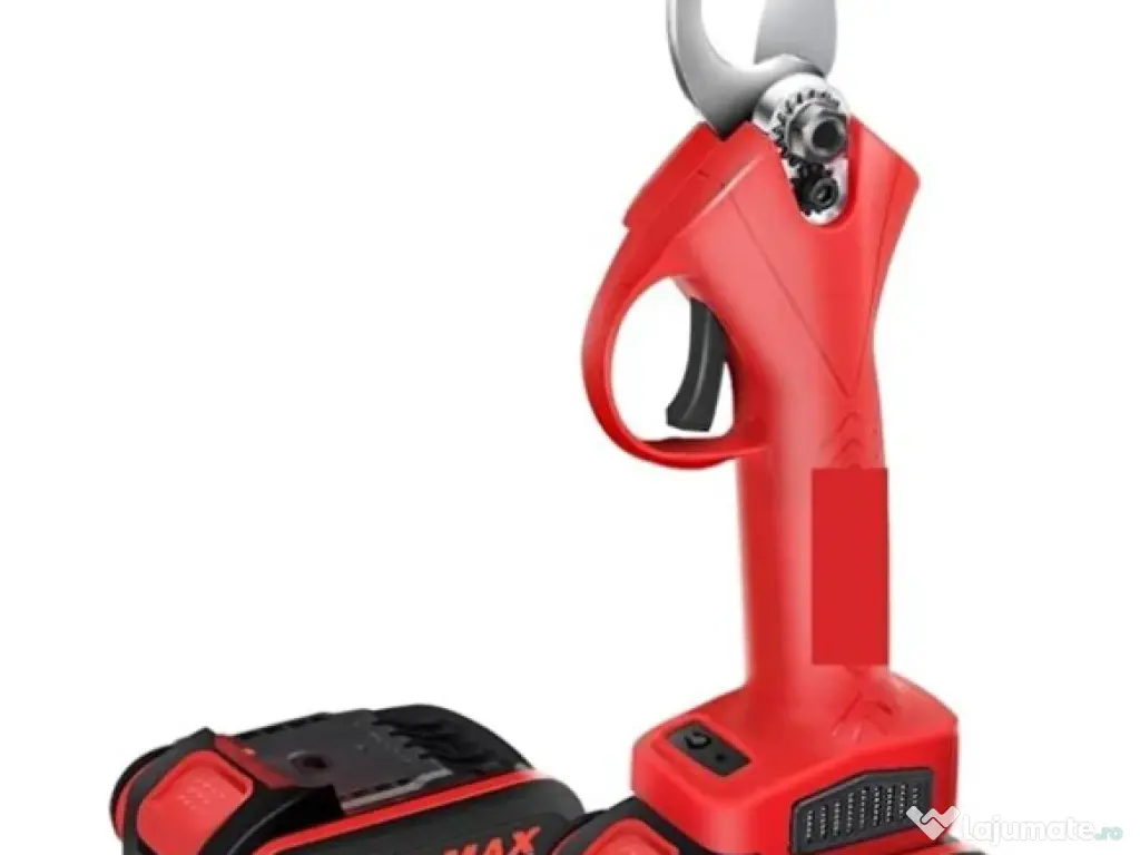 Foarfeca Electrica 2 Acumulatori Rosie Tuns Vie Pomi Crengi Gradina