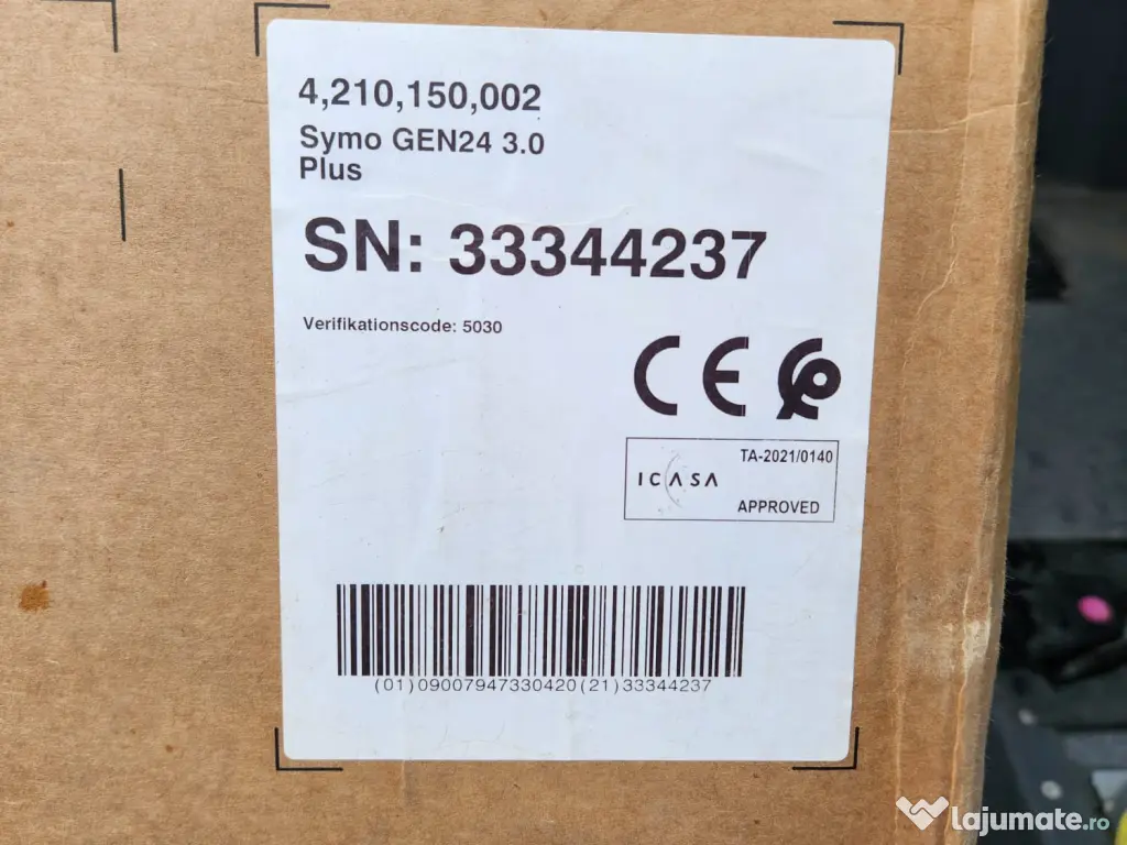 Inverter Fronius Symo GEN 24 Plus / Smart Meter 63A-3/ TS 65A-3