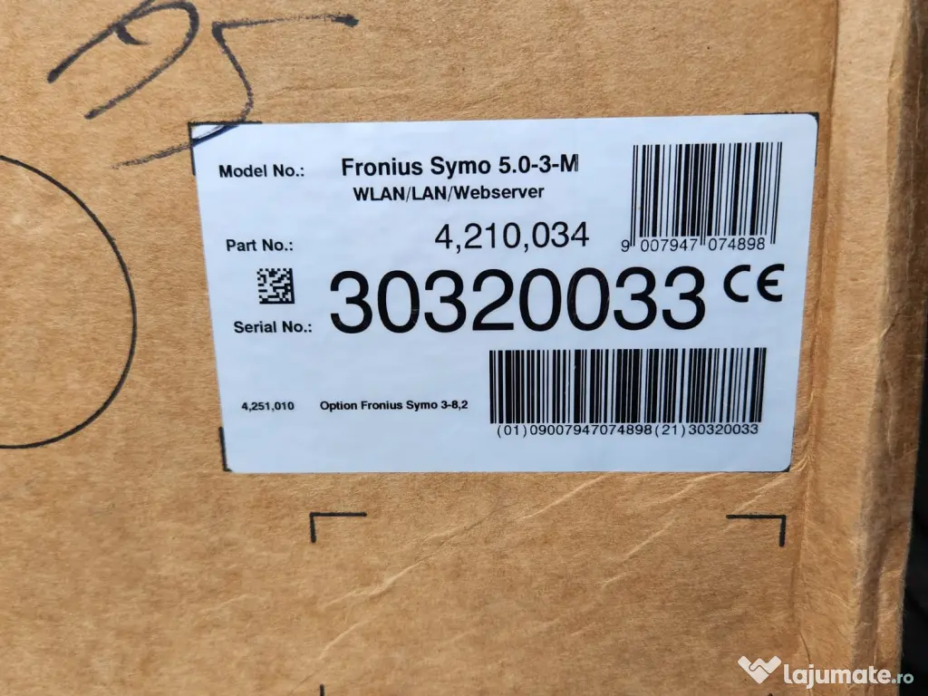 Inverter Fronius Symo GEN 24 Plus / Smart Meter 63A-3/ TS 65A-3