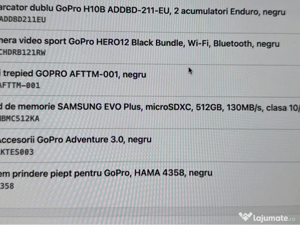 GoPro HERO 12 – ca nouă, folosită o singură dată