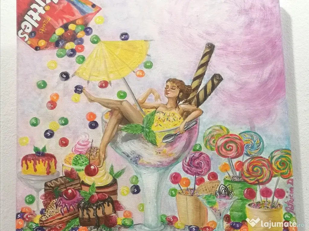 Tablou pictat pe pânză 