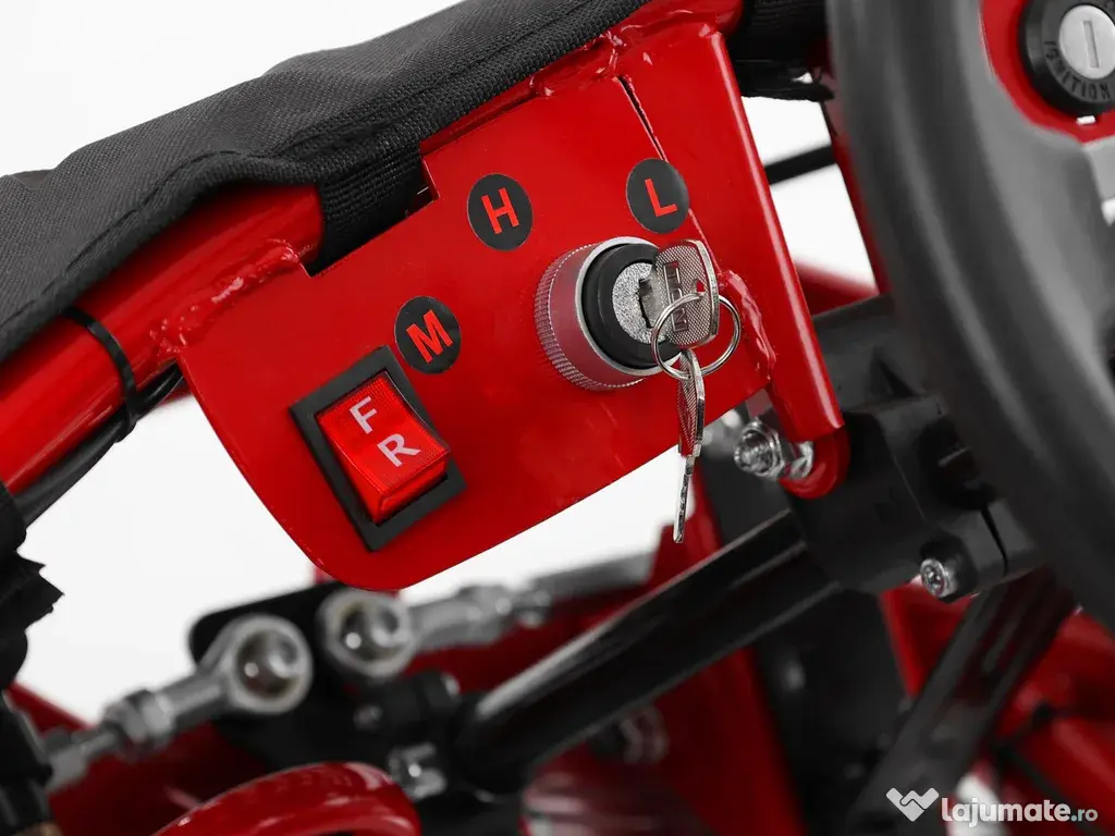 Kart electric pentru copii Kinder ecoGokart 1000W, baterie 48V RED 