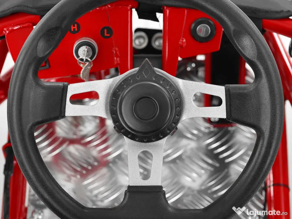 Kart electric pentru copii Kinder ecoGokart 1000W, baterie 48V RED 