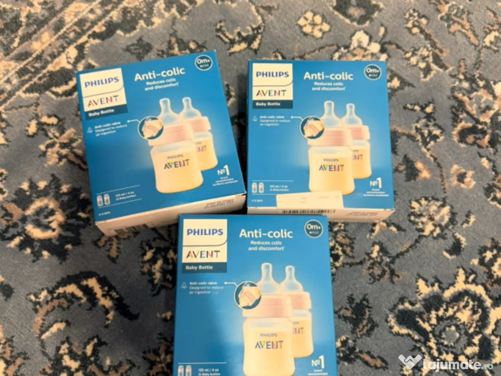 Biberoane Philips Avent Anti-colic 125ml tetina debit 1
