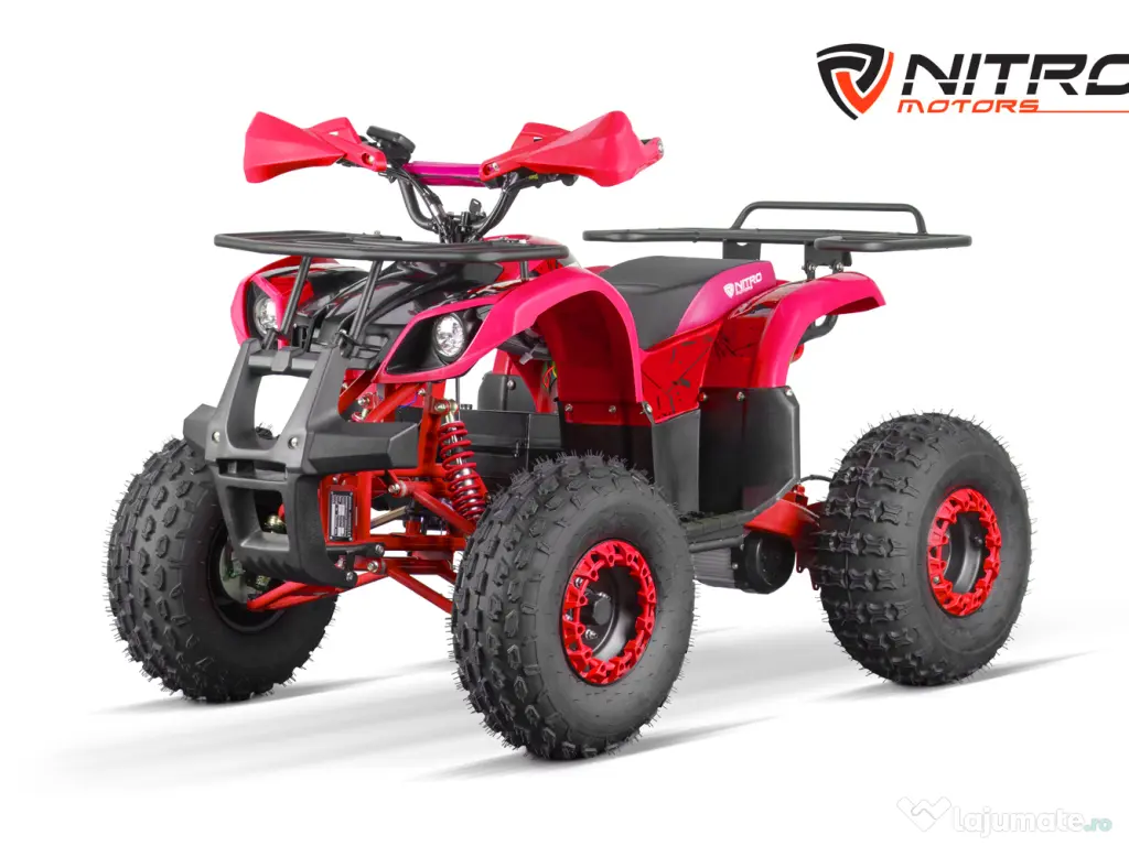 ATV electric NITRO Eco Toronto 1000W 48V 20Ah cu DIFERENTIAL Pink