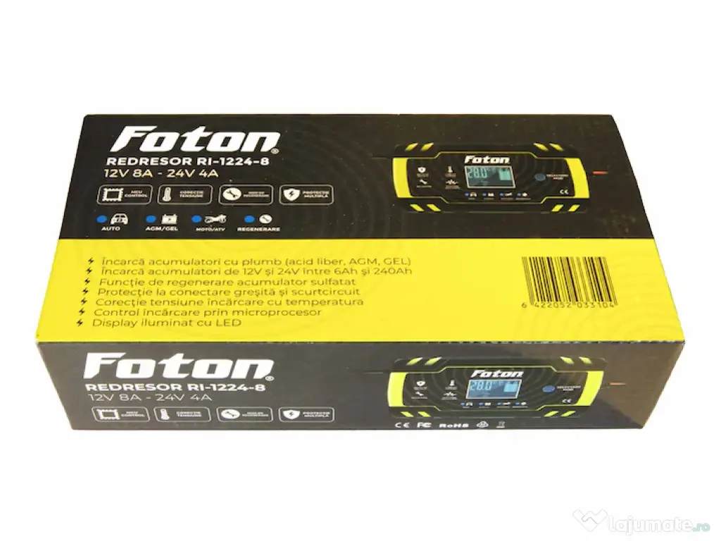 Redresor auto inteligent Foton RI-1224-8