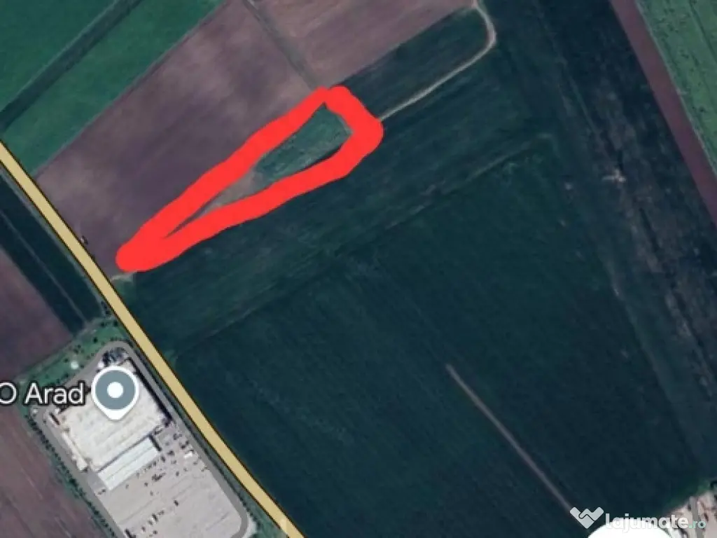 Teren extravilan vizavi de METRO/ Arad  3500 mp² 