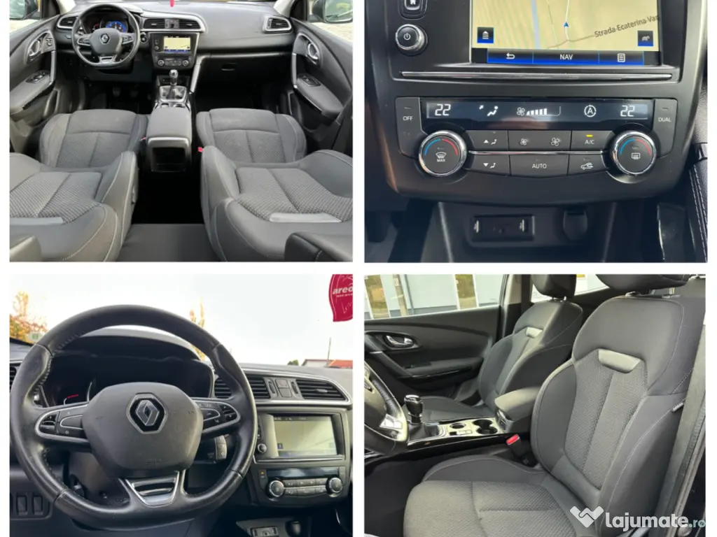 Renault Kadjar 2 WD*2017 luna 07*euro 6*nr.rosii*navi*1.6 D*factura*led