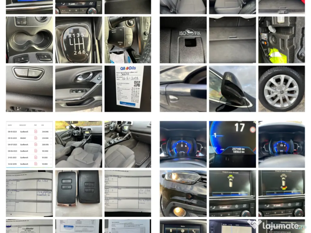 Renault Kadjar 2 WD*2017 luna 07*euro 6*nr.rosii*navi*1.6 D*factura*led 