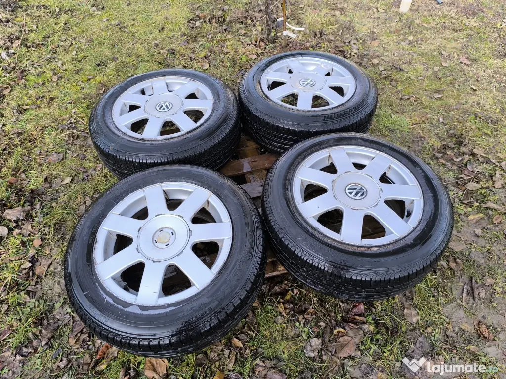 roti originale vw 195/65/15 cu gume de vara