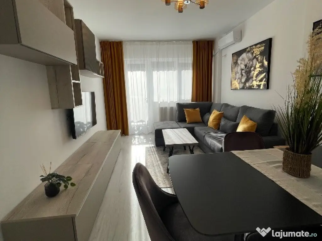 Apartament 2 camere, decomandat, complet mobilat utilat Biruinței