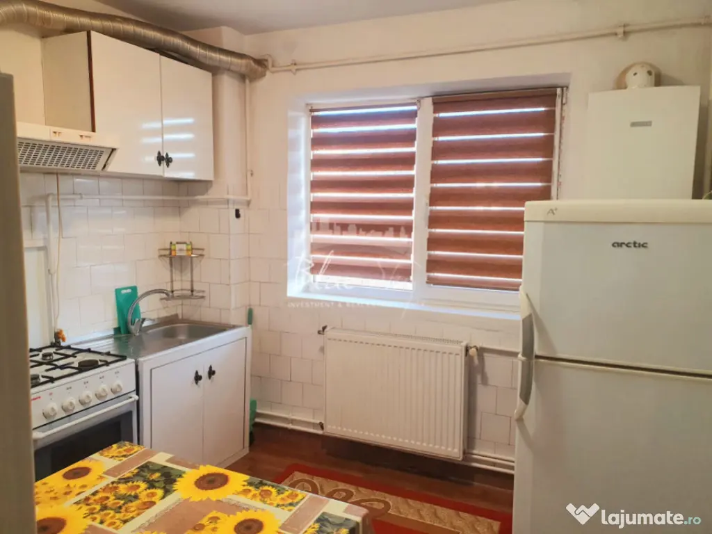 Piata ILCaragiale-Apartament 2 camere , centrala pe gaz , et 