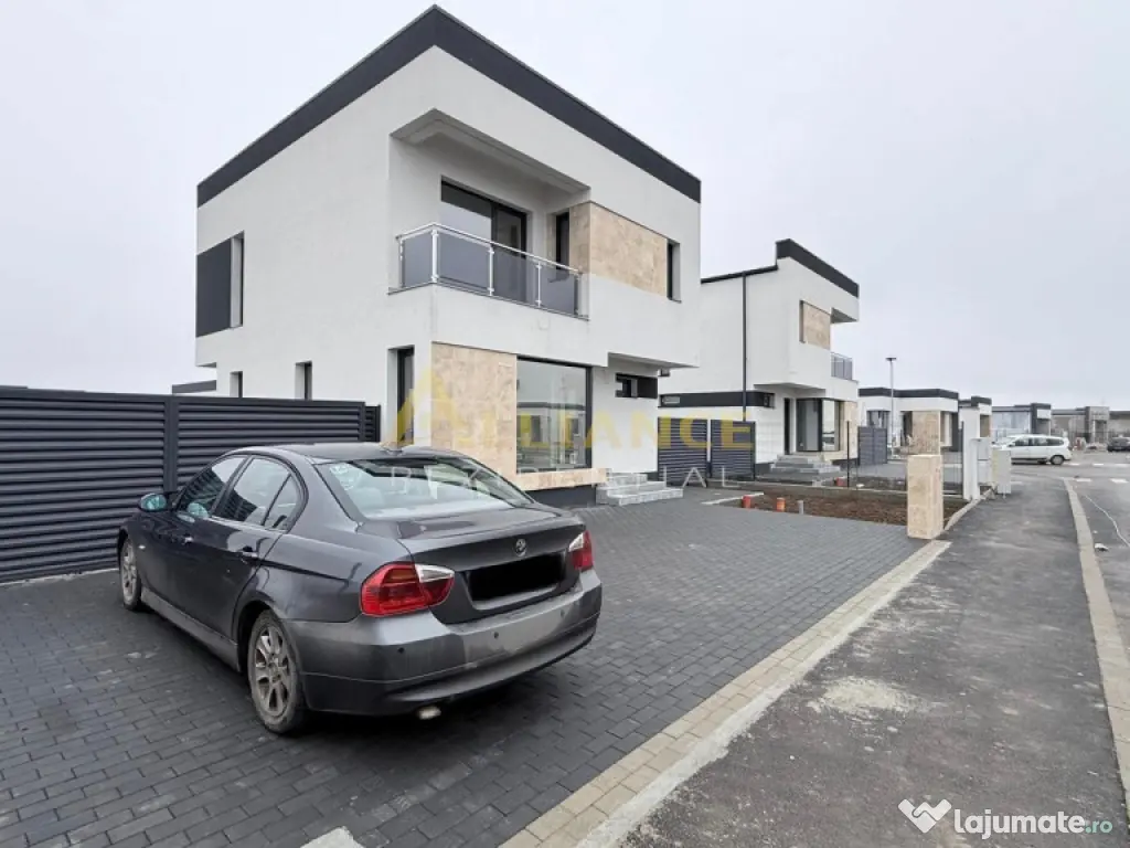 Vila individuala - 4 camere 3 bai - 350mp teren 