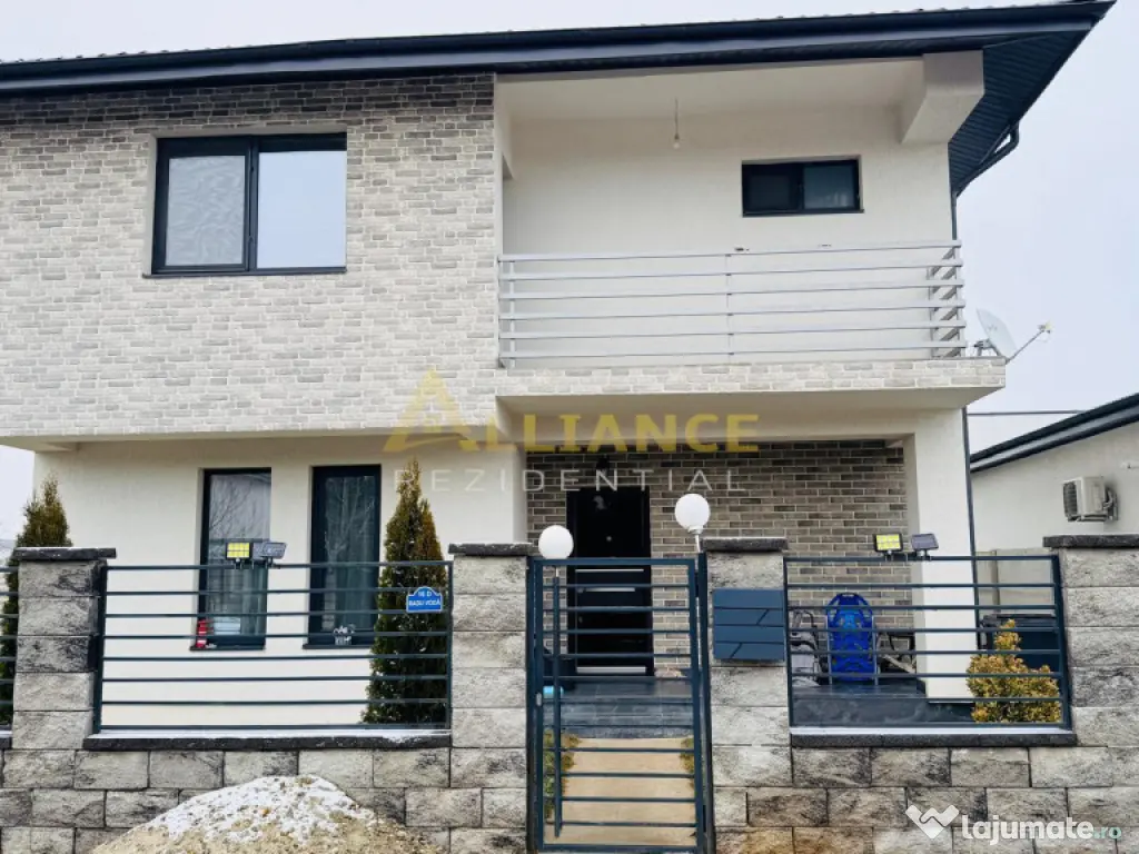 Casa 4 camere Berceni, semimobilata, teren generos 520 mp