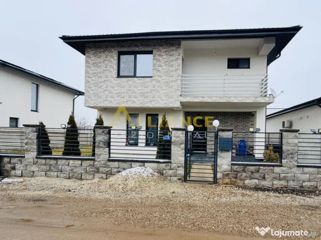 Casa 4 camere Berceni, semimobilata, teren generos 520 mp