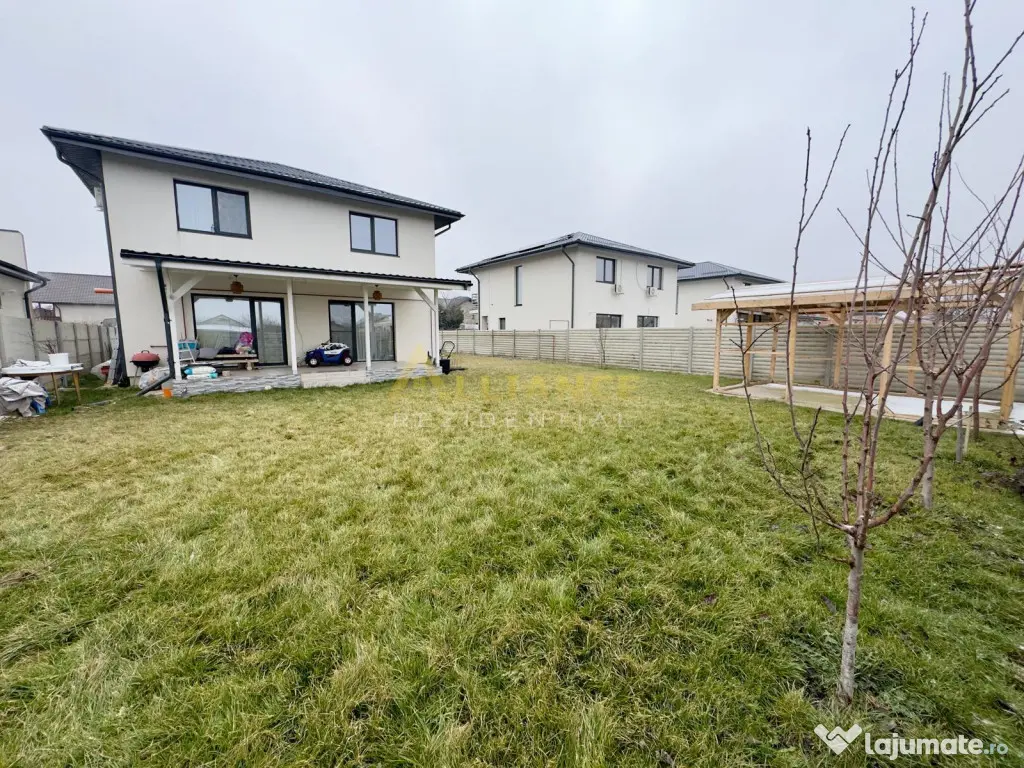 Casa 4 camere Berceni, semimobilata, teren generos 520 mp