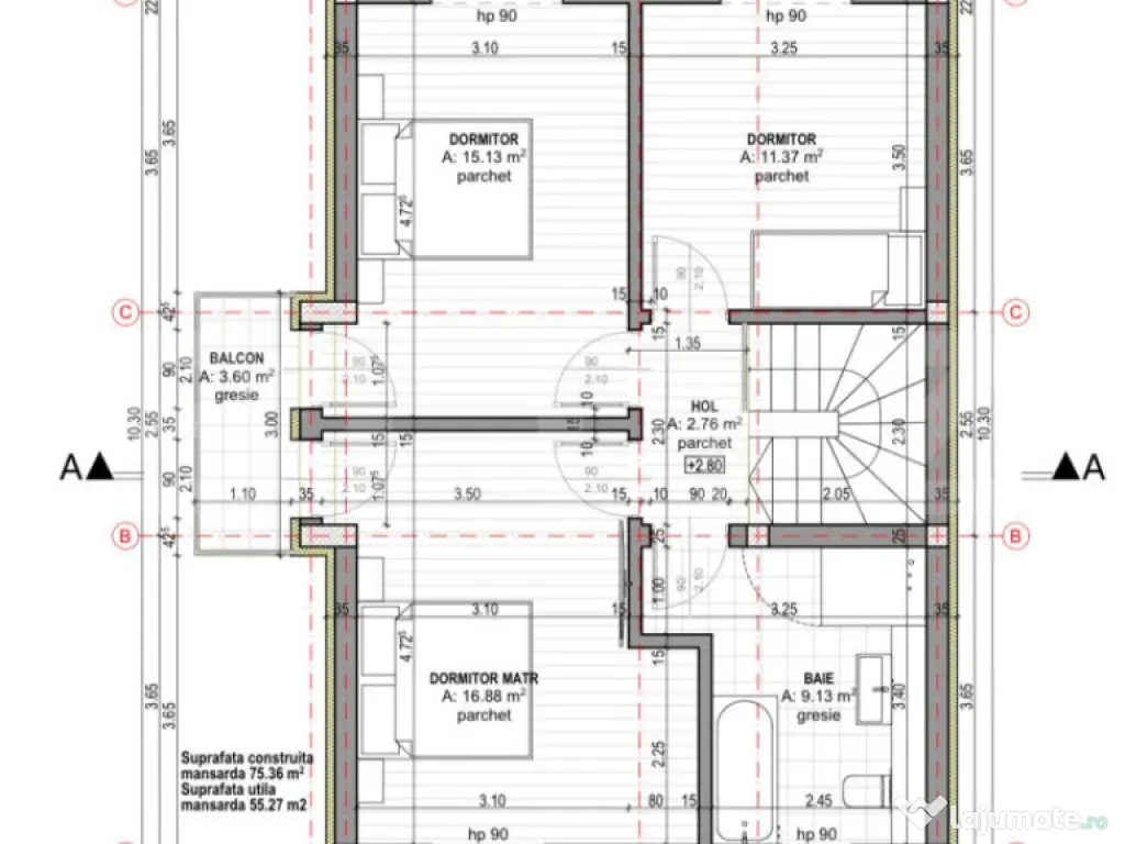 Casa 4 camere, 133 mp, zona Sacele