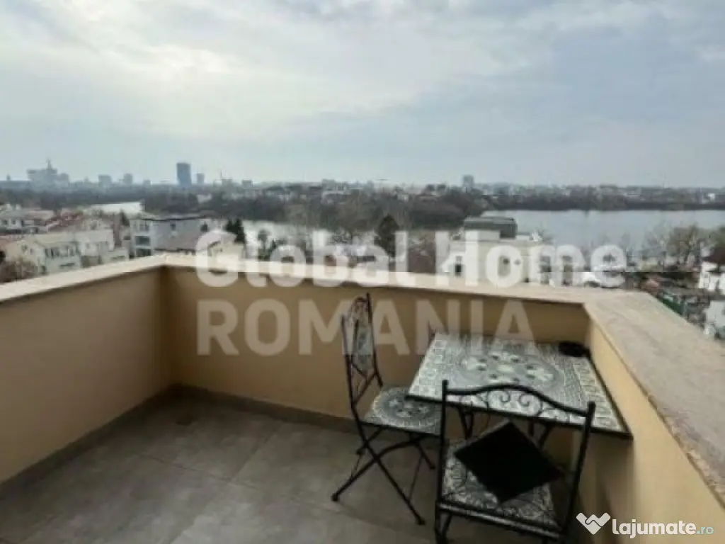Penthouse 3 camere 118MP | Baneasa | Vedere spre lac | 