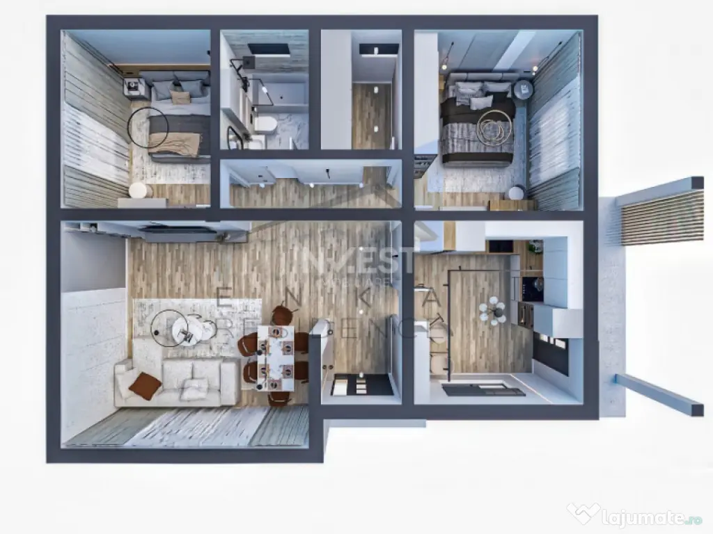 CASA INDIVIDUALA, 3 CAMERE,81 MP UTILI, 400MP TEREN, MIROSLA