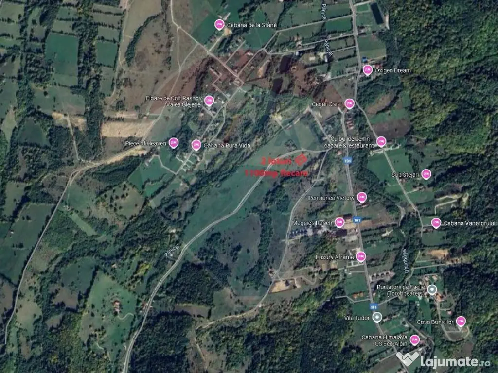 Teren extravilan Rasnov , Glajerie-Str Poiana velicanului...