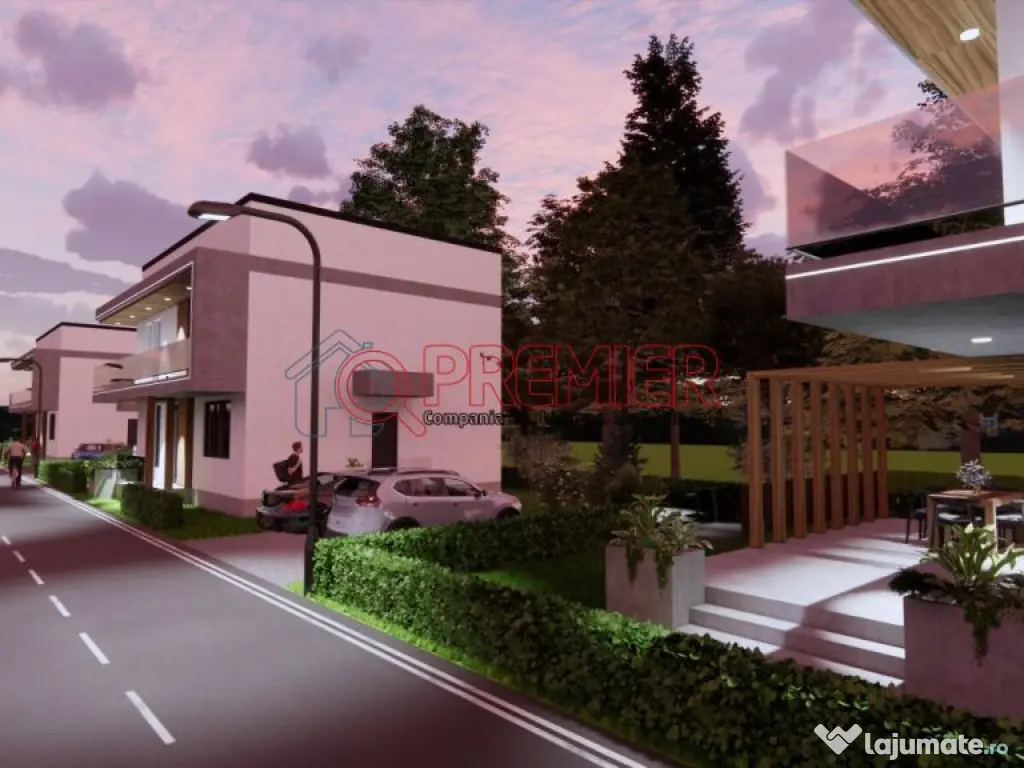 Jilava - Finisaje La Alegere - Curte individuala - Ansamblu