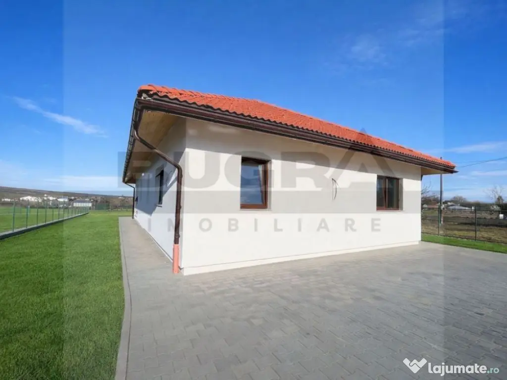 Casa individuala pe un singur nivel, 114 utili, teren 750... 