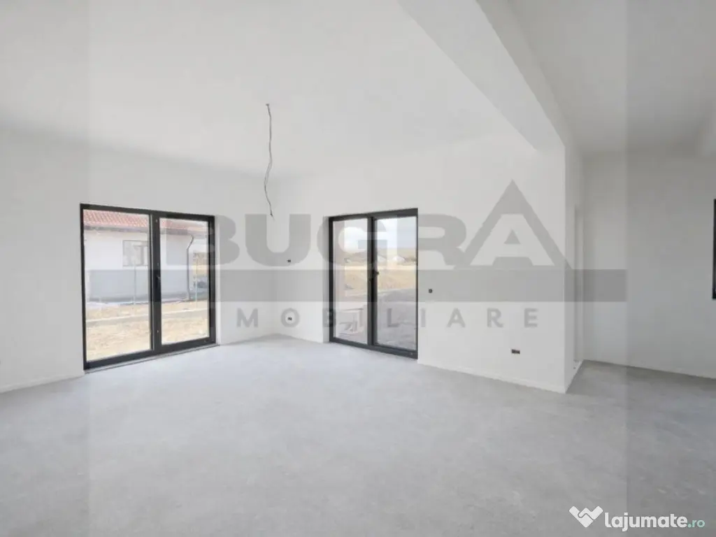 Casa individuala pe un singur nivel, 114 utili, teren 750... 